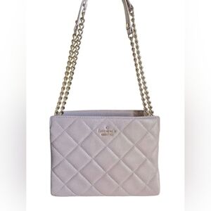 Kate Spade Emerson Caterina Nude Quilted Shoulder Bag/Crossbody In EUC